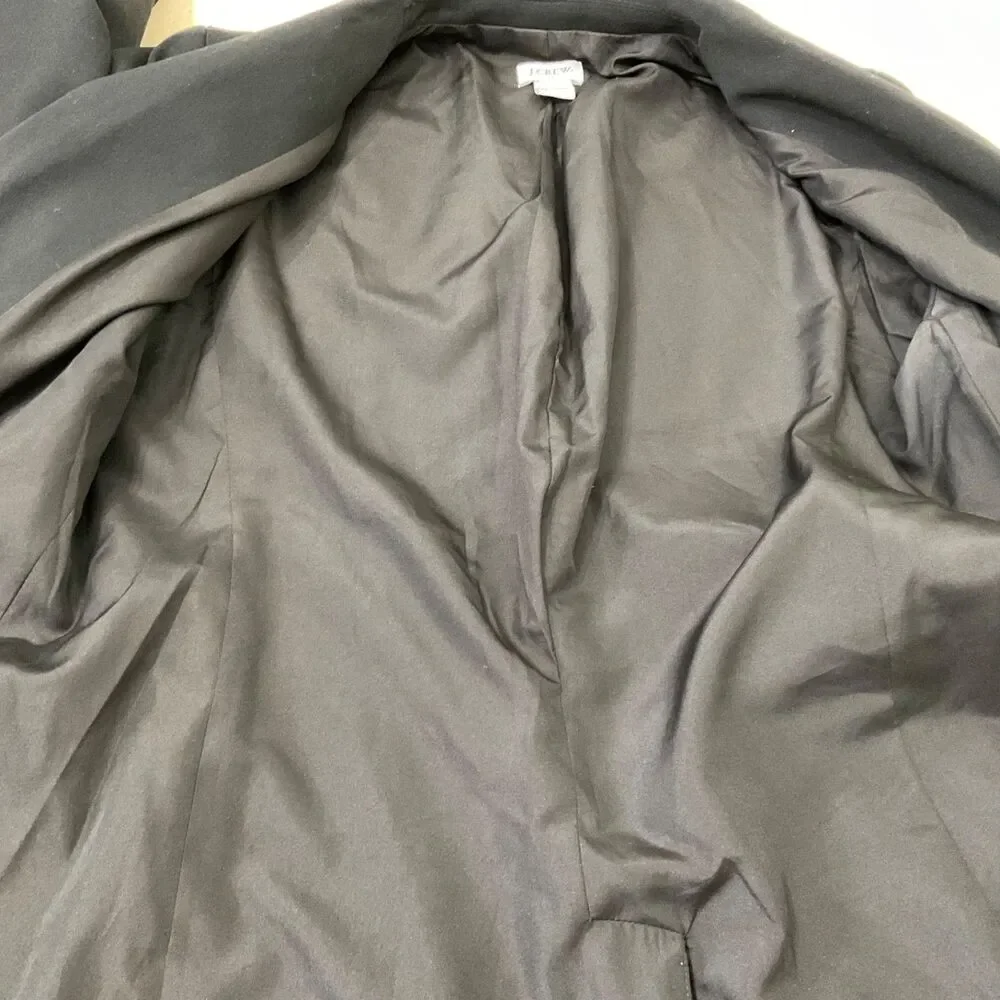 J. Crew Classic Blazer Women's size 6 Black One Button Work Career